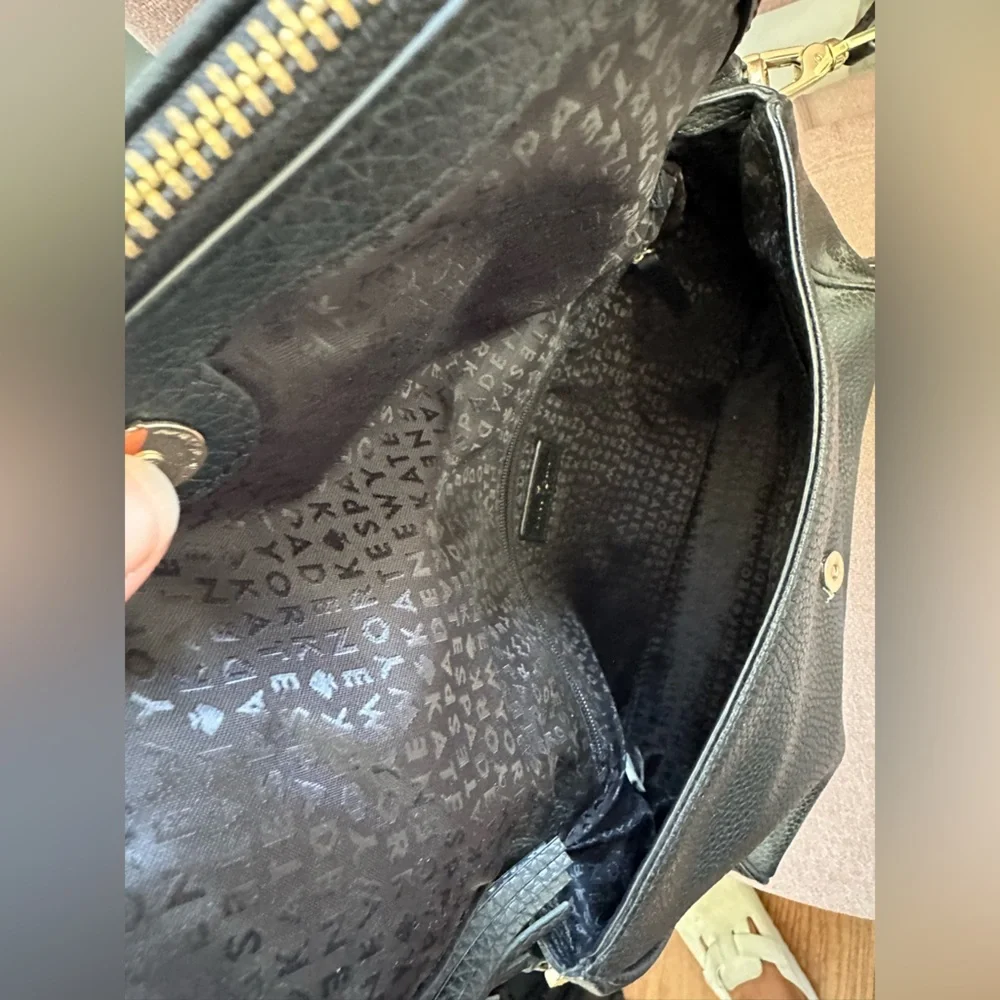 Kate Spade New York Black Pebbled Leather Chester Street Miri bag purse